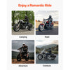 Motorcycle Backrest Sissy Bar, Compatible with Harley-Davidson Touring Models, 27-Inch Height Quick Release Detachable Passenger Backrest, Durable Metal Frame with Leather Rear Pad, Black