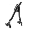 Motorcycle Backrest Sissy Bar, Compatible with Harley-Davidson Touring Models, 27-Inch Height Quick Release Detachable Passenger Backrest, Durable Metal Frame with Leather Rear Pad, Black
