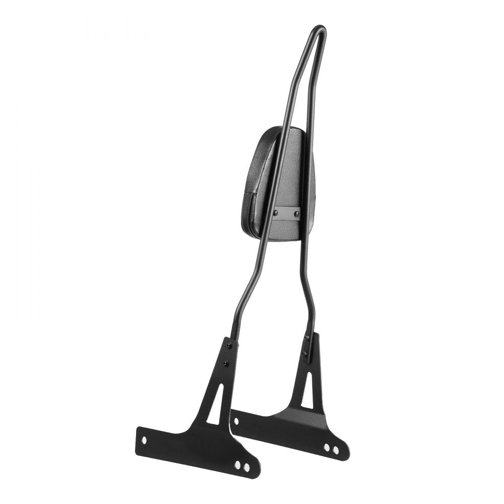 Motorcycle Backrest Sissy Bar, Compatible with Harley-Davidson Dyna Street Glide, Road Glide, and Road King, 29-Inch Height Detachable Passenger Backrest, Black