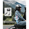 Detachable Motorcycle Passenger Backrest, Compatible with Harley-Davidson Touring, Street Glide, Road Glide, Road King, 16-Inch Height, Black
