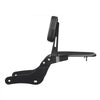 Motorcycle Backrest Sissy Bar with Luggage Rack, Compatible with Honda Rebel CMX 1100 2021-2022, 18-Inch Height, Removable Passenger Backrest, Durable Metal Frame with Leather Pad, Black