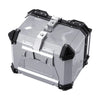 VEVOR Motorcycle Top Case, Universal Aluminum Alloy Motorbike Tail Box with Leather Lining, 45L Waterproof Detachable Motorcycle Top Box with Lock & Back Cushion, Fit for 99% of Motorcycle Frames
