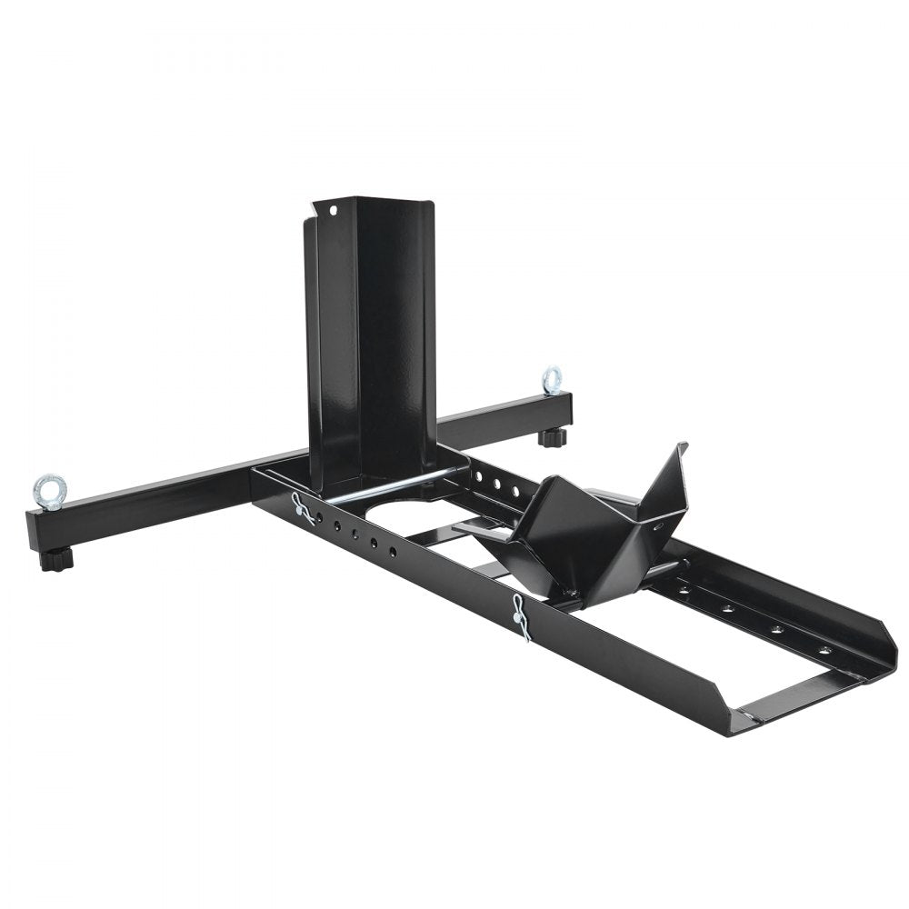 VEVOR Motorcycle Wheel Chock Upright, 1800 lbs Capacity, Heavy-duty Steel Motorcycle Front Wheel Stand with 6 Adjustable Holes, For 15"-22" Off-Road Motorcycles, Standard Motorcycles
