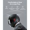 VEVOR Motorcycle Helmet, Full Face, Adult Motocross Dirt Bike Helmet with Tinted and Clear Dual Visor, Motorbike Racing Street with Detachable Liner for Men & Women, DOT Approved, (Matte Black, M)