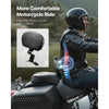 Motorcycle Backrest Sissy Bar, Compatible with Harley-Davidson Touring Street Glide, Road Glide, and Road King, 12.2-Inch Height Detachable Rider Backrest, Black