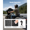 Motorcycle Backrest Sissy Bar, Compatible with Harley-Davidson Touring Street Glide, Road Glide, and Road King, 12.2-Inch Height Detachable Rider Backrest, Black