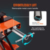 VEVOR Motorcycle Lift, 500 kg Motorcycle Center Scissor Lift Jack with Saddle & Safety Pin, Steel Motorcycle Jack Hoist Stand for Street Bikes, Cruiser Bikes, Touring Motorcycles