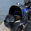 VEVOR Motorcycle Top Case, Universal Durable PP Material Motorbike Tail Box with Reflective Panel, 24L Waterproof Detachable Motorcycle Top Box with Multi-Hole Base, Fit for 99% of Motorcycle Frames