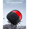 VEVOR Motorcycle Top Case, Universal Durable PP Material Motorbike Tail Box with Reflective Panel, 38L Waterproof Detachable Motorcycle Top Box with Multi-Hole Base, Fit for 99% of Motorcycle Frames