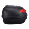 VEVOR Motorcycle Top Case, Universal Durable PP Material Motorbike Tail Box with Reflective Panel, 38L Waterproof Detachable Motorcycle Top Box with Multi-Hole Base, Fit for 99% of Motorcycle Frames