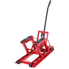 VEVOR Hydraulic Motorcycle Lift Jack, 1500 lbs Capacity, ATV Lift Jack Portable Motorcycle Hoist Stand with 4 Wheels, 4.5"-15.2" Height Range, Hydraulic Foot-Operated Hoist Stand for ATVs, Dirt Bikes