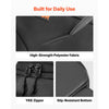 VEVOR Motorcycle Tank Bag Extra Large Black Motorbike Storage Bag Accessory, For ADV, Dual Sport, Touring & Dirt Bikes, Touchscreen Phone Map Pocket, YKK Zippers, Quick-Release Straps, with Rain Cover