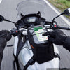 VEVOR Motorcycle Tank Bag, Small Black Motorbike Storage Bag Accessories, For ADV, Dual Sport, Touring & Dirt Bikes, Touchscreen Phone Map Pocket, YKK Zippers, Quick-Release Straps, with Rain Cover