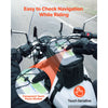 VEVOR Motorcycle Tank Bag, Large Black Motorbike Storage Bag Accessories, For ADV, Dual Sport, Touring & Dirt Bikes, Touchscreen Phone Map Pocket, YKK Zippers, Quick-Release Straps, with Rain Cover