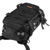 VEVOR Tank Bag, Large Black Motorcycle Storage Backpack Hydration Bladder, Universal Fits ADV, Sport, Touring, and Dirt Bikes, YKK Zippers, Multi-Pocket Compartment,Hidden Shoulder Strap, Rain Cover