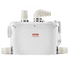 VEVOR Macerator Pump, 500W, 29 GPM Flow, 26 ft/8 m Head, Macerator Wall-Hung Toilet Pump with 4 Water Inlets, Waste Water Disposal Upflush Machine for Toilet, Basement, Shower, Sink, Laundry, Bathtub