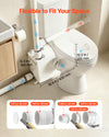 VEVOR Macerator Pump 800W 12000L/h Flow 32.8 ft/10 m Head PCB Smart Control, Macerating Sewage Pump, Waste Water Disposal Upflush Machine with 4 Inlets, for Basement, Toilet, Sink, Laundry, Kitchen