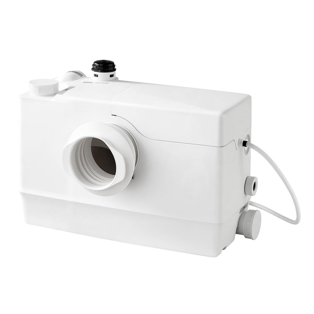 VEVOR Macerator Pump 800W 12000L/h Flow 32.8 ft/10 m Head Sewage Pump, Waste Water Disposal Upflush Machine with 4 Inlets, Macerating Toilet Sewerage, for Basement, Toilet, Sink, Laundry, Kitchen