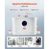 VEVOR Macerator Pump, 900W, 48 GPM Flow, 40 ft/12 m Head, Macerator Sewerage Toilet Pump with 4 Water Inlets, Waste Water Disposal Upflush Machine for Toilet, Basement, Shower, Sink, Laundry, Bathtub