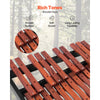 VEVOR Glockenspiel Xylophone, 37 Notes, Wooden Professional Xylophone Percussion Instrument, with Height Adjustable Stand, 4 Mallets, Carrying Bag, Beginner Musical Instrument Kit for Adults and Kids
