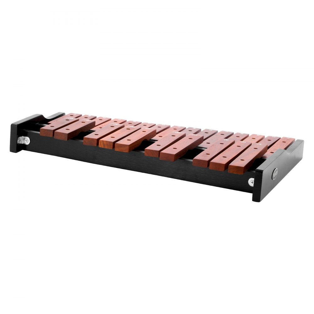 VEVOR Glockenspiel Xylophone, 25 Notes, Wooden Professional Xylophone Percussion Instrument, with 4 Mallets, Carrying Bag, Beginner Glockenspiel Musical Instrument Kit for Adults and Kids Students