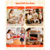 VEVOR Montessori Activity Table for Toddler 1-3 Years Old, 8 in 1 Wooden Learn Activity Desk, Baby Play Table for Boys & Girls Aged 6+ Months, Great Birthday, Christmas, Children's Day Present