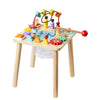 VEVOR Montessori Activity Table for Toddler 1-3 Years Old, 8 in 1 Wooden Learn Activity Desk, Baby Play Table for Boys & Girls Aged 6+ Months, Great Birthday, Christmas, Children's Day Present