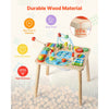 VEVOR Montessori Activity Table for Toddler 1-3 Years Old, 13 in 1 Wooden Learn Activity Desk, Baby Play Table for Boys & Girls Aged 6+ Months, Great Birthday, Christmas, Children's Day Present