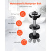 VEVOR Universal Toilet Tank to Bowl Bolts Kit, 2PCS Metal Heavy Duty Toilet Tank Bolts, Stainless Steel Toilet Tank Screws Replacement Kit with Wing Nuts, Rubber Washers Gaskets, Toilet Repair Screw