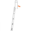 VEVOR Dock Ladder Flip Up 4 Steps, 350lbs Load Capacity, Aluminum Pontoon Boat Ladder with 4" Wide Step & Nonslip Rubber Mat,Swimm Step Ladder for Ship/Lake/Pool/Marine Boarding