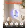 VEVOR Fly Trap, Plug-in Gnat Killer, Plug and Play Indoor Skeeter Zapper with Blue-Violet Light & 10 Sticky Glue Boards, Flying Gnat Catcher for Catching Gnats, Flies, Moths, Fruit Flies in Any Room