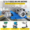 VEVOR Milling Working Table - 7.3 X 4 Inch Worktable - Compound Slide Table Milling Working Cross Table Machine for All Drill Stands Bench Drilling Milling Machine (7.3" X 4")