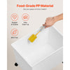 VEVOR Rice Storage Container, 10.5Gallon/40L x3 Capacity Large Dog Food Dispenser Bin, Kitchen Ingredient Grain Cereal Flour Bin, Pet food Containers with Wheels, 3 Scoops, and Airtight Lid, 3 Pack