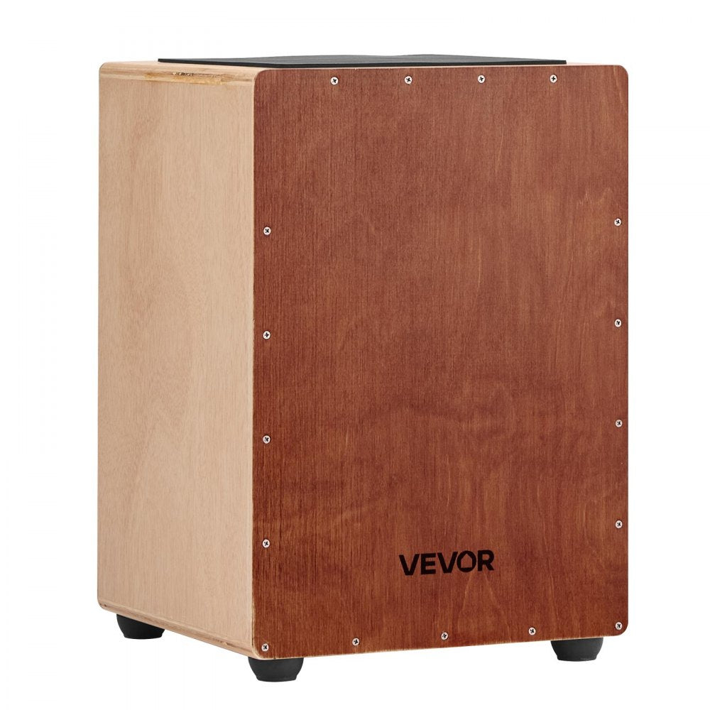 VEVOR Cajon Box Drum Wooden Birchwood Percussion Instrument Bass Drum with Snare Wires