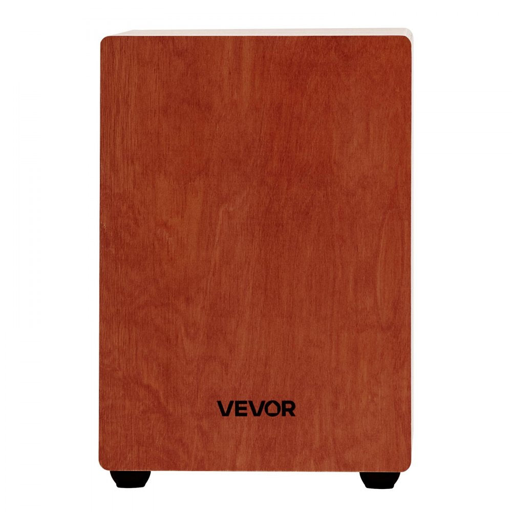 VEVOR Cajon Box Drum Birch Wood Percussion Instrument Guitar Strings with Travel Bag