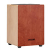 VEVOR Cajon Box Drum Wooden Percussion Instrument Drum with Guitar Strings Birch Wood