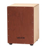 VEVOR Cajon Box Drum Wooden Birchwood Compact Percussion Instrument with Snare Wires
