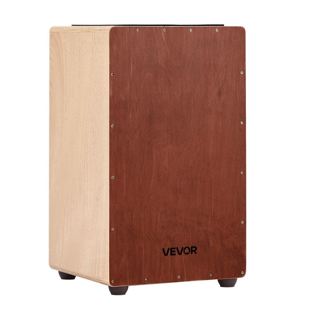 VEVOR Large Cajon Box Drum Wooden Birchwood Percussion Instrument with Snare Wires