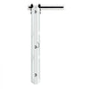 VEVOR Bifold Barn Door, 36" x 84", MDF with Tempered Glass Bi-Fold Sliding Closet Doors, Hardware Kit Included, Space-Saving Design, Pre-Assembled Panels for Bedroom, Living Room, Wardrobe, White