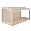 VEVOR Wooden Hamster Cage 40.1"x20.4"x20.1" 270° Viewing Hamster Habitat, Chewproof Acrylic Small Animal Cage with Openable Top, Large Pet Enclosure for Syrian/Dwarf Hamsters, Guinea Pigs & Gerbils