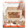 VEVOR Wooden Hamster Cage 23.8"x15.9"x15.9" 270° Viewing Hamster Habitat, Chewproof Small Animal Cage with Openable Top, Large Pet House Wood Enclosure for Syrian/Dwarf Hamsters, Guinea Pigs, Gerbils