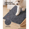 VEVOR Dog Ramp for Stairs 4 Pack 3.7"-5.7" Adjustable Foldable Pet Ramp, for Small Dogs & Short-Legged Pets, 3 Heights, 10.5" Long, Up to 30 lbs, Portable Wooden Stair Wedges with Non-Slip Surface