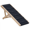 VEVOR Dog Ramp for Bed 14.2"-15.4" 2 Adjustable Height Foldable Pet Ramp, for Small & Senior Dogs to Get on Couch Sofa, 33" Long, Up to 100 lbs, Portable Wooden with Non-Slip Felt Surface & Handle
