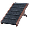 VEVOR Dog Ramp for Bed 12.6"-16.5" 4 Adjustable Height Foldable Pet Ramp, for Small & Senior Dogs to Get on Couch Sofa, 35" Long, Up to 200 lbs, Portable Wooden with Non-Slip Felt Surface & Handle