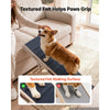 VEVOR Dog Ramp for Bed 13.8"-21.5" 4 Adjustable Height Foldable Pet Ramp, for Small & Senior Dogs to Get on Couch Sofa, 43" Long, Up to 70 lbs, Portable Wooden with Non-Slip Felt Surface & Handle