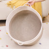 VEVOR Blanket Basket, 87L, Cotton Rope Basket, Woven Basket with Handles, 20" x 14" Round Laundry Hamper Basket Collapsible Extra Large Storage Basket Bins for Organizing Clothes Kids Toys Pillows