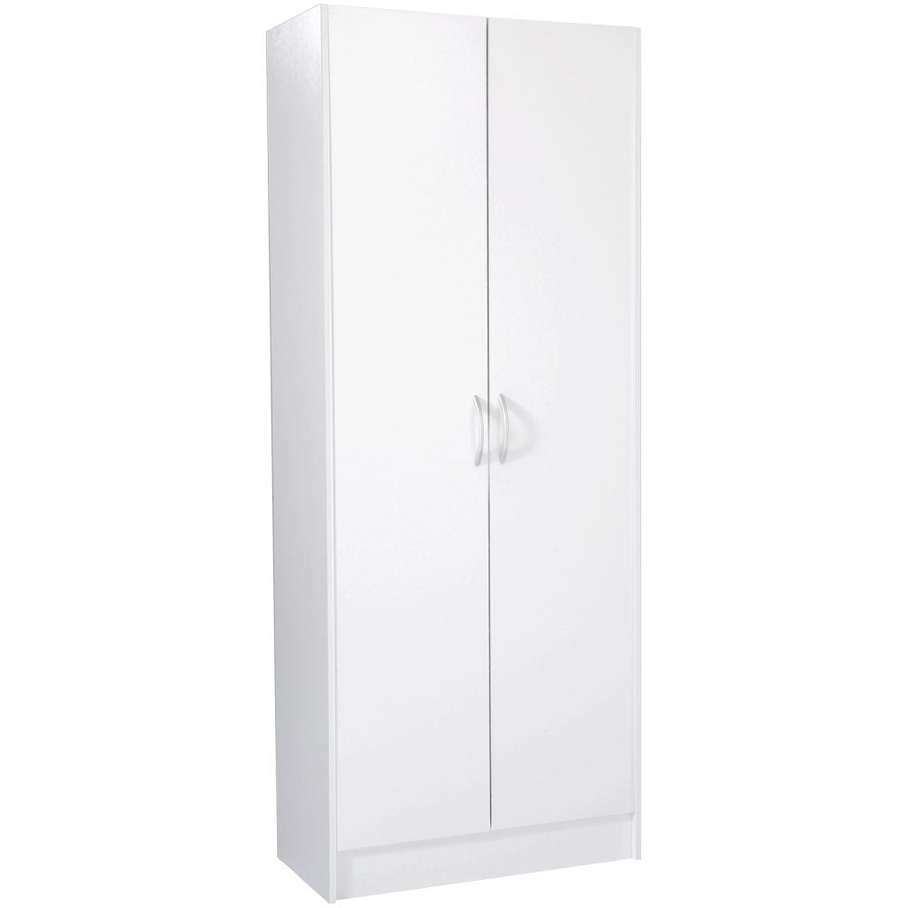 VEVOR Kitchen Pantry Cabinet, 60" Tall Food Pantry Storage Cabinet, 110LBS Freestanding Storage Cabinet Cupboard with 3 Shelves(2 Adjustable), Engineered Wood Utility Pantry for Kitchen, Dining Room
