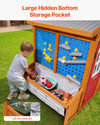 Large hidden bottom storage pocket detail image