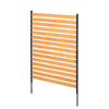 VEVOR Wood Privacy Fence, 39" W x 61" L, 1-Panel Air Conditioner Fence Screen, Pool Equipment Enclosure with Metal Stakes, Easy DIY Installation, Outdoor Trash Can Hider for Garden Decoration