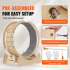 VEVOR Cat Exercise Wheel, Large Cat Treadmill Wheel for Indoor Cats, 35.8 inch Cat Running Wheel with Detachable Carpet and Cat Teaser for Running/Walking/Training, Suitable for Most Cats
